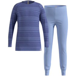 Bielizna termoaktywna Odlo Active Warm Kids Set Long Blue - 2025/26