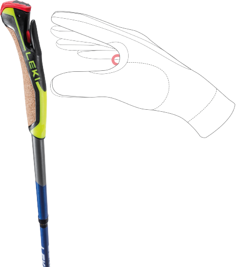 Kije Nordic Walking LEKI Traveller FX.One Carbon