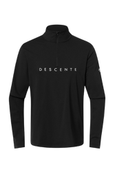 Golf Descente Chest Logo T-Neck Black - 2025/26