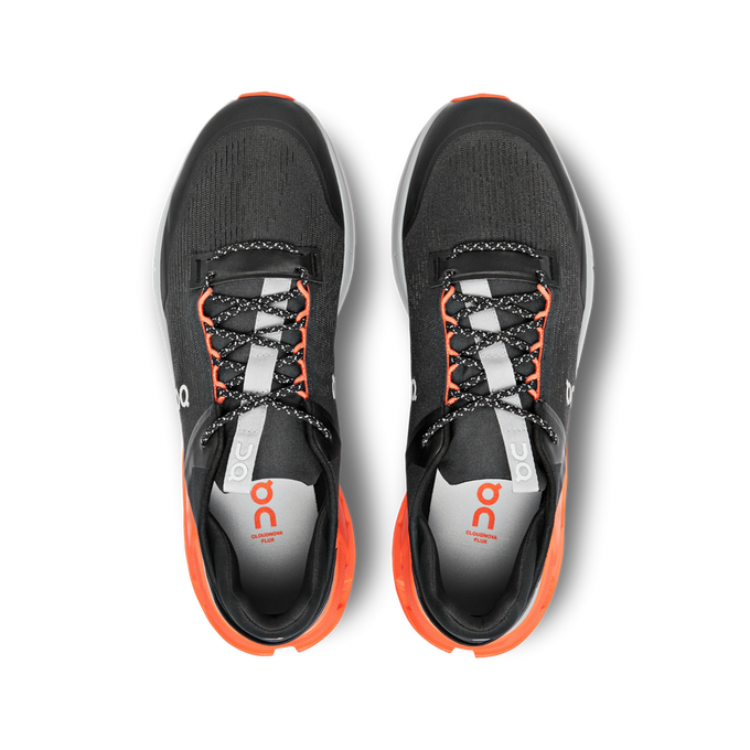 Man Schuhe On Running Cloudnova Flux Black/Flame