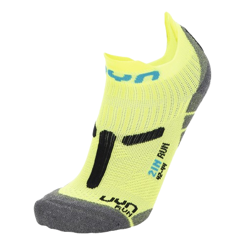 Skarpety do biegania UYN Man Run 2IN Socks Yellow Fluo/Black