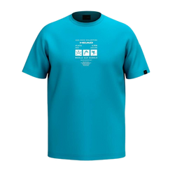 Koszulka HEAD WCR T-Shirt Junior Blue - 2025/26