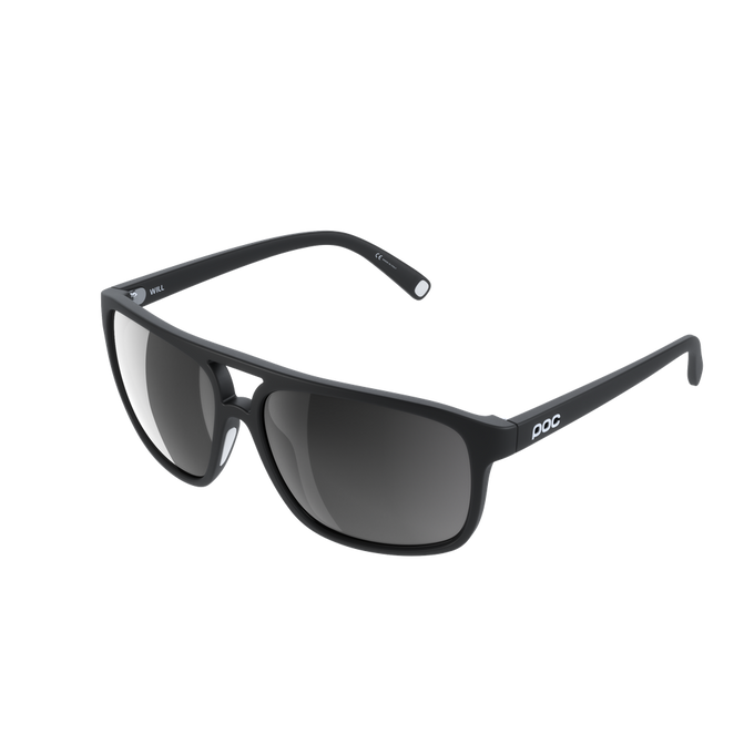 Sonnenbrille POC Will Uranium Black/Hydrogen White/Clarity Universal/Sunny Grey