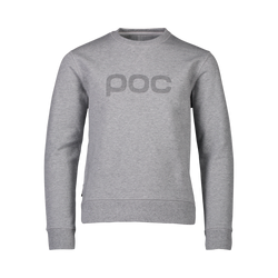 Hoodie POC Crew Jr Grey Melange - 2024/25