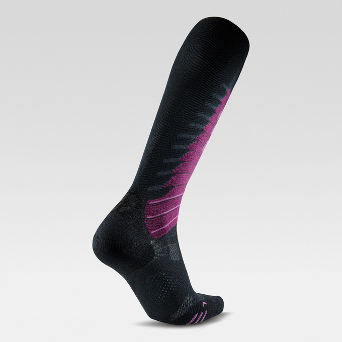 Skarpety narciarskie UYN Women Ski One Biotech Black/Purple - 2025/26