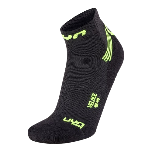 Skarpety do biegania UYN Run Veloce Man Black/Yellow Fluo