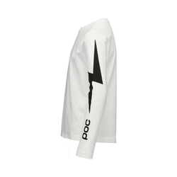 Koszulka POC L/S Tee Jr Blixten White - 2025/26