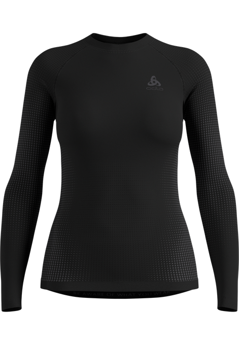 Koszulka termoaktywna Odlo Perfomance Warm BL Top Crew Neck L/S Woman Black - 2025/26