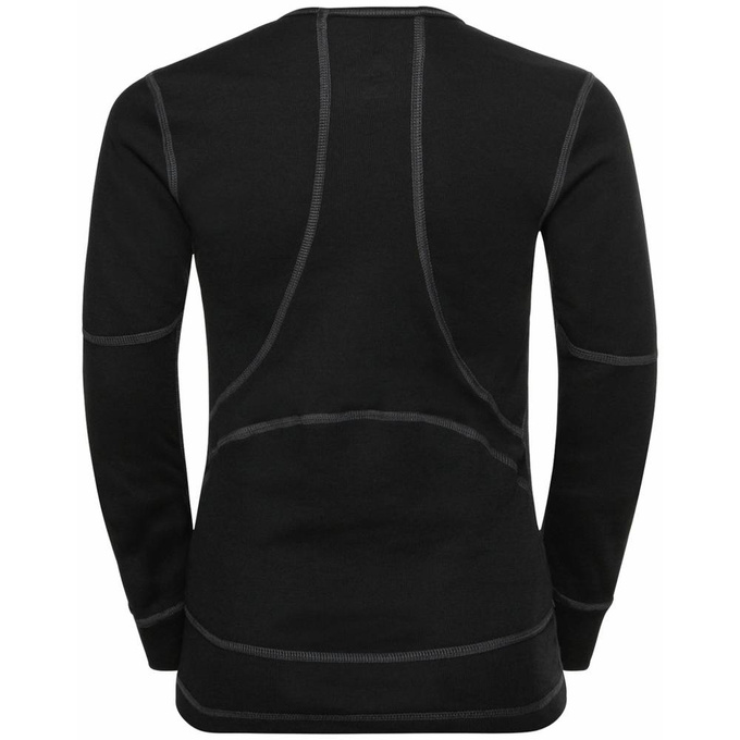Unterwäsche Shirt Odlo Active X-Warm Kids Eco BL Top Crew Neck LS Black - 2023/24