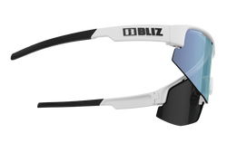 Sunglasses BLIZ Matrix Nano Photochromic Matt White/Brown Blue