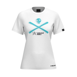 Koszulka HEAD Rebels T-Shirt Women White - 2025/26