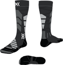 Ski socks X-socks Ski Expert OTC X Black/Light Grey - 2024/25