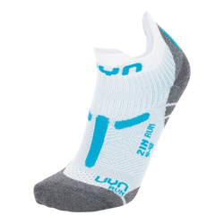 Laufsocken UYN Woman Run 2IN Socks White/Turquoise