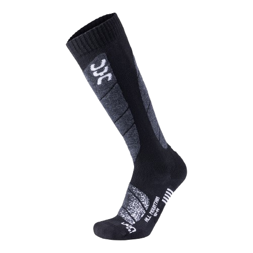 Ski socks UYN Ski All Mountain Man Black/White - 2025/26