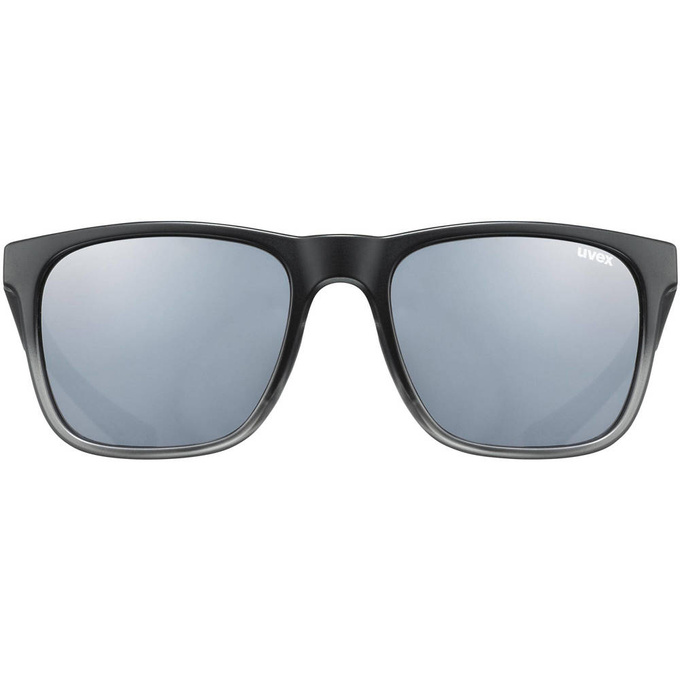 Sonnenbrille Uvex Lgl 42 Black Transparent/Mirror Silver - 2023
