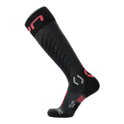 Skarpety narciarskie UYN Woman Ski One Merino Anthracite/Pink - 2025/26