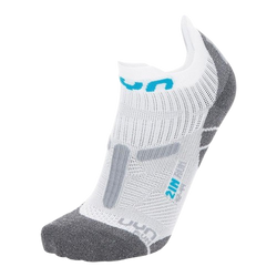 Laufsocken UYN Man Run 2IN Socks White/Grey