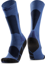 Ski socks X-socks Ski Discover OTC JR Blue Blossom/Marine - 2025/26