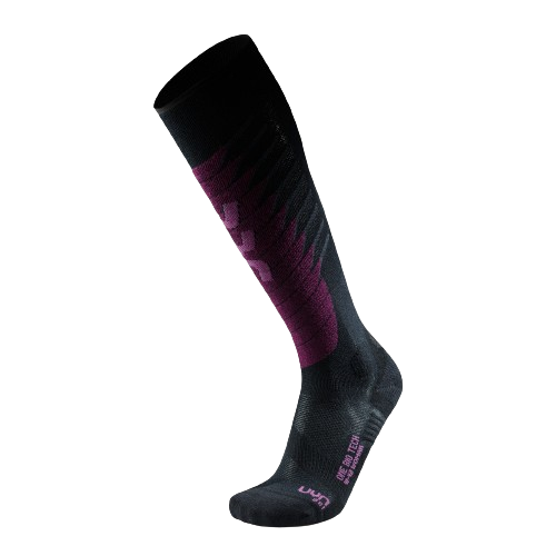 Skarpety narciarskie UYN Women Ski One Biotech Black/Purple - 2025/26