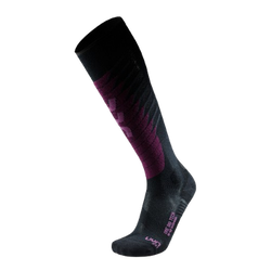 Skisocken UYN Women Ski One Biotech Black/Purple - 2025/26