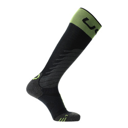 Skarpety narciarskie UYN Man Ski One Merino Socks Black/Lime - 2025/26