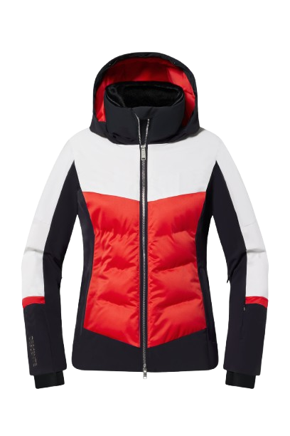 Jacket Descente Descente Iriss Super White/Electric Red - 2025/26