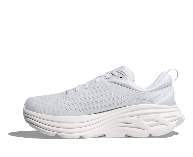 Men shoes Hoka Bondi 8 White/White