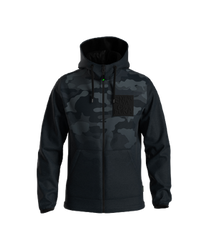 Bluza ENERGIAPURA Sweatshirt Full Zip With Hood Camouflag Dark Grey - 2023/24