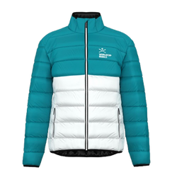 Kurtka puchowa HEAD Race Kinetic Jacket Men Blue/White - 2025/26