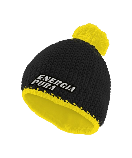 Czapka Energiapura Peak Black/Fluo Yellow - 2024/25
