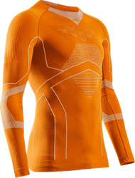 Koszulka termoaktywna X-bionic Energy Accumulator Light Shirt LS Blazing Orange/Arctic White - 2024/25
