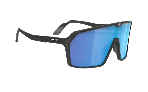 Okulary Rudy Project SPINSHIELD BLACK MATTE - Multilaser Blue