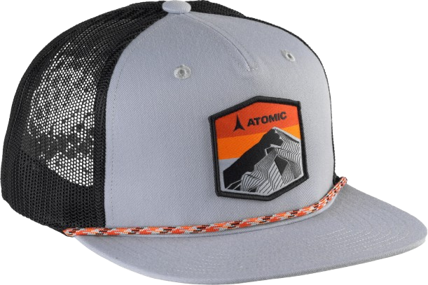 Czapka Atomic Alps Trucker Cap Stone Grey – 2025/26
