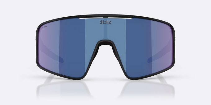 Okulary BLIZ P001 Frame Matte Black with Blue Lenses