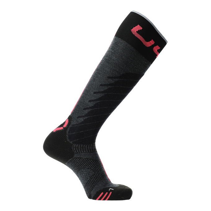 Skarpety narciarskie UYN Woman Ski One Merino Anthracite/Pink - 2025/26