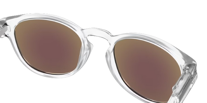 Sonnenbrille Oakley Latch Prizm Sapphire Polarized Lenses/Matte Clear Frame