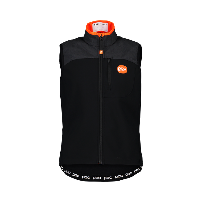 Kamizelka POC Race Vest Jr Uranium Black - 2025/26