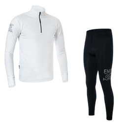 Men's Softshell Set Energiapura Tuta Nordic White/Black