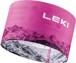 Opaska LEKI XC Headband neonpink-white - 2023