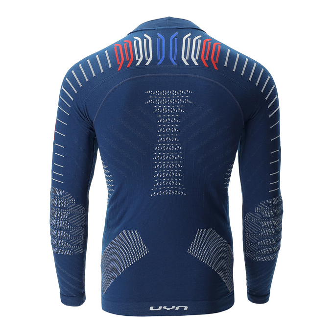 Koszulka termoaktywna UYN Natyon 3.0 Junior France UW Shirt LG SL Turtle Neck - 2025/26