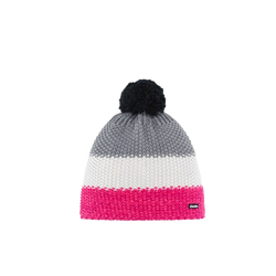 Czapka Eisbar Star Pompon MÜ Gray/White/Pink - 2025/26