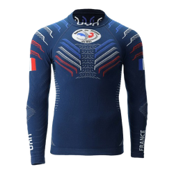 Koszulka termoaktywna UYN Natyon 3.0 Junior France UW Shirt LG SL Turtle Neck - 2025/26