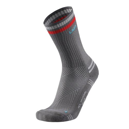 Outdoor Socks UYN Unisex All Round Socks Grey/Red
