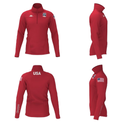 Bluza Kappa 8CENTO 818 US Red Racing - 2024/25
