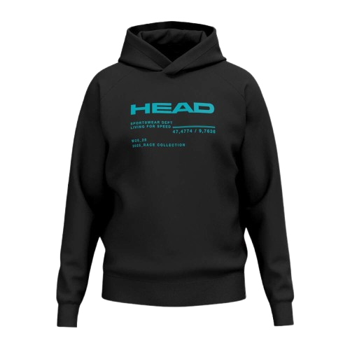 Bluza HEAD Race Hoodie Junior Black - 2025/26