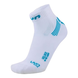 Laufsocken UYN Run Veloce Woman White/Turquoise