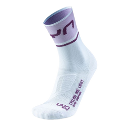 Skarpety trekkingowe UYN Woman Cycling One Light Socks  White/Lilac