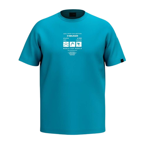Koszulka HEAD WCR T-Shirt Men Blue - 2025/26