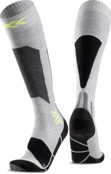 Skarpety narciarskie X-socks Ski Discover OTC JR Rhino Grey/Canary - 2025/26