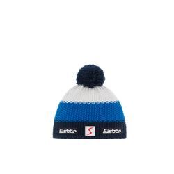 Czapka Eisbar Star Pompon SP Kids Night Mottled/Bugatti/White - 2023/24